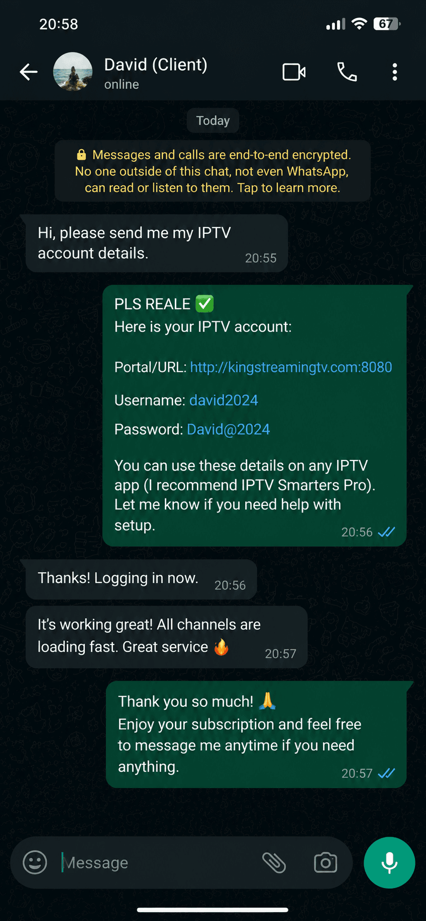 Payment proof 2