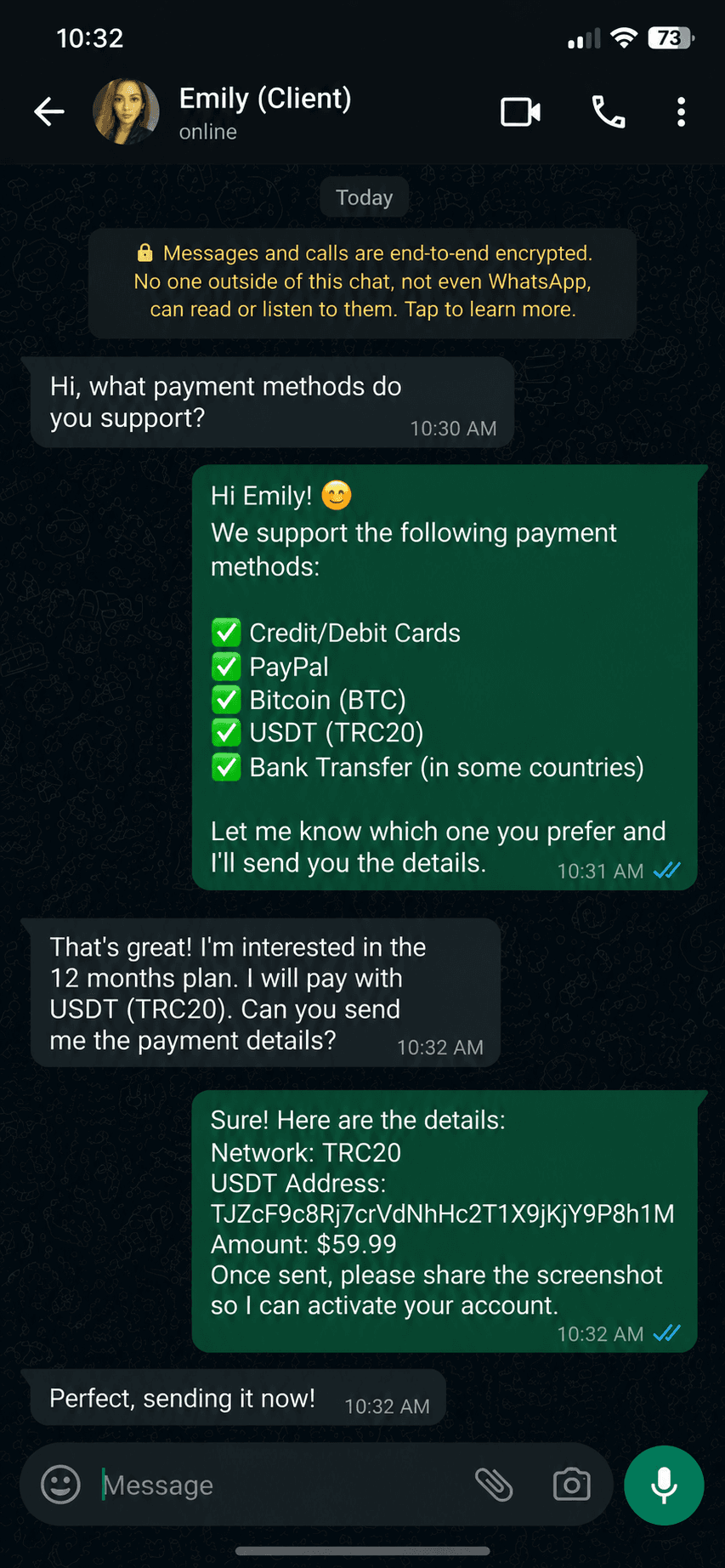 Payment proof 6